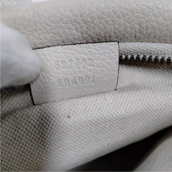 AUTH Gucci Grained Calfskin Logo Leather Waist Pouch Belt Bum Bag Fanny Pack - Picture 8 of 9